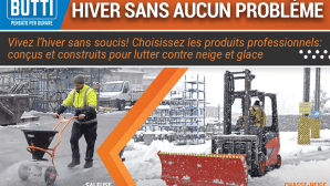Un hiver sans soucis : des produits professionnels contre la neige et le verglas