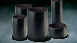 Plastic barrels for reels