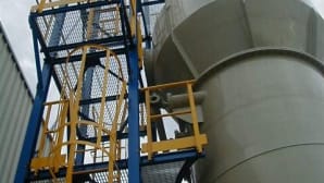 Gas washing towers and jet scrubbers