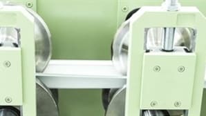Roll forming machine for thin sheet metal
