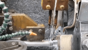 Induction welding machines for brass tubes
