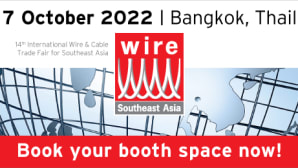 Eurodraw Wire Equipment presente alla fiera wire di Bangkok
