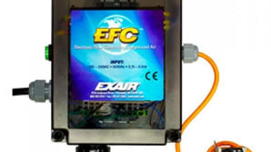 Electronic Flow Control system for compressed air