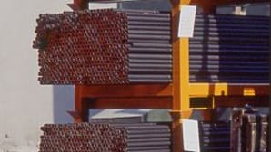 Pallets and crates for tube handling and storage