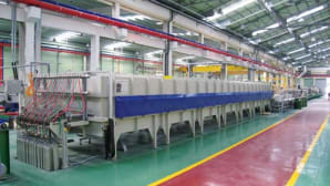 Heat treatment equipment for stainless wire