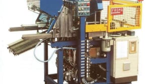 Soudeuse automatique complete d'outillage spécial pour clayettes de machines à laver la vaisselle