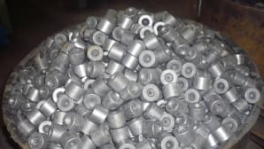 Reconditioning worn dies in hard metal
