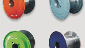 Semi-machined steel reels for wire drawing