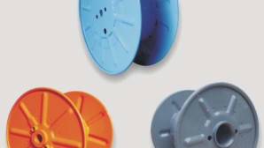 Metal flange process reels for wire, cable and rope