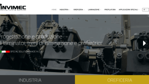 Invimec: un nuovo sito web per lo specialista della laminazione