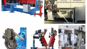 Extrusion lines for wire and cable