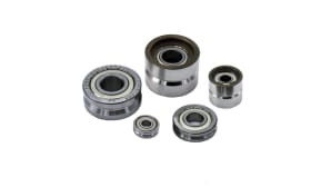 Bearings and rollers for wire straighteners