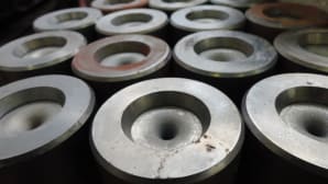 Hard metal wire drawing dies