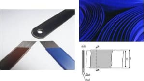 Nastri metallici plastificati