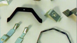 Flat and round wire metallic parts