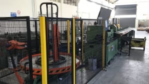 Wire bars straightening, cutting and chamfering