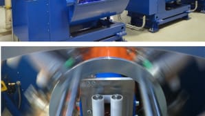 Taping machine for rectangular and round cables