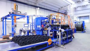 La nuova linea automatica di bobinatura a testa doppia di PS Costruzioni