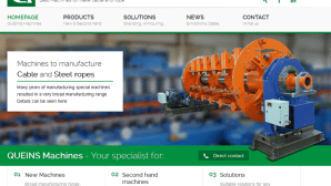 Browse Queins new website with updated machine catalogue