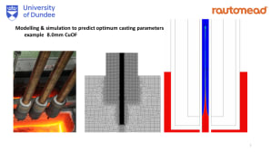 Rautomead's innovative advanced computer modelling of casting parameters