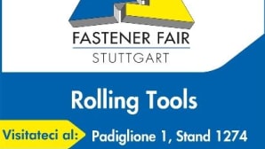 Per Rolling Tools, quarta partecipazione alla Fastener Fair di Stoccarda