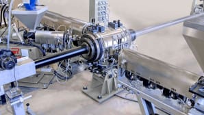 Metal tape forming and welding line