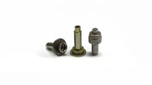 Special pins: knurled, threaded, drilled, square, spherical-head