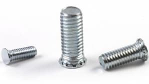 Press-in threaded studs