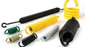 Extension springs in round wire