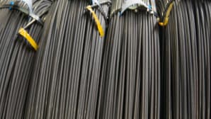 Steel PC wire in coils or bars for railway and subway sleepers