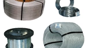Galvanized wire for ropes