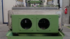 Water and air cooling machines for continous casting