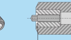 Hexagon punch inserts and punches for round bushing design