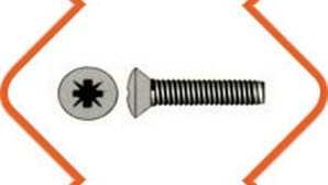Steel Pozy screws
