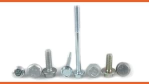 Hexagonal flange screws