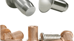 Aluminum pins, threaded inserts and rivets