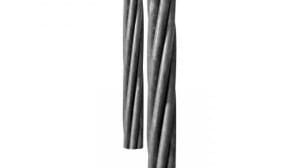 Galvanized wires and strand for bridge construction
