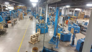 Liquidation of wire & cable facility, used equipment for sale