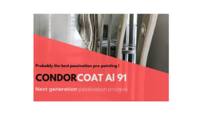 Discovering Condorcoat AL 91, Condoroil's new metal coating passivating agent