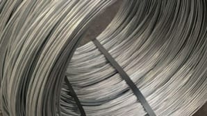 Hot-dipped galvanized wire coils 