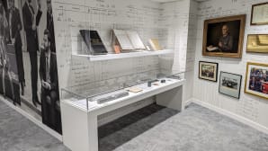 An ingot produced with Properzi’s green technology is on display at the London Metal Exchange