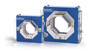 Light section measuring device for contours and dimensions
