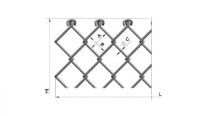 Single-oriented spiral mesh belt with a chain-link -NTVTP