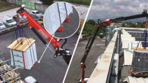 Pair of crossbeams for lifting