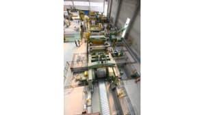 Inlet and outlet areas for coil pickling plants