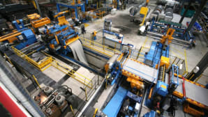 Coil rewinding, inspection, and trimming equipment