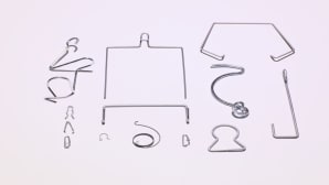 Shaped parts and small metal parts