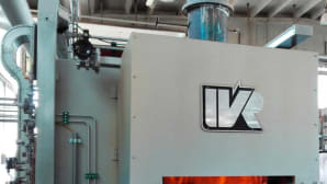 Continuous mesh belt furnaces for heat treatment