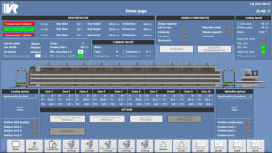 PLC and supervision software for industrial furnaces