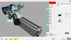 Due torni avvolgitori per molle WH20 visionabili in azione presso la sede di OMD